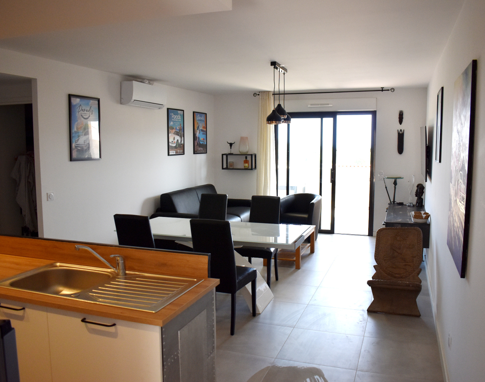 Séjour confortable de l’appartement Fleur de Maquis, Balagne, Corse