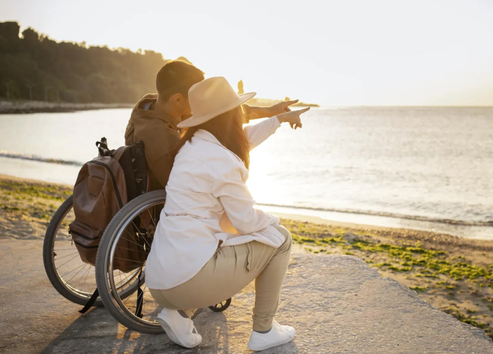 Stationnement avec deux places et rampe PMR – appartement avec services para-hôteliers